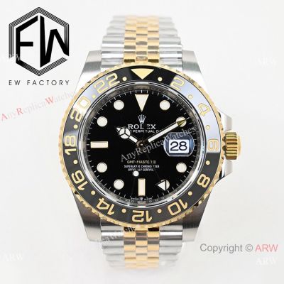 New 2023 Rolex GMT-Master II Two Tone Yellow Gold watch w/ jubilee bracelet Superclone Cal.3285